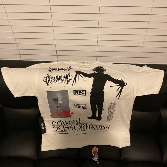 Civil Regime x Edward Scissorhands Collab Oversized Tee Size Large - Picture 3 of 4